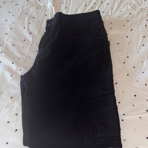 SHEIN Men's Straight Black Jeans